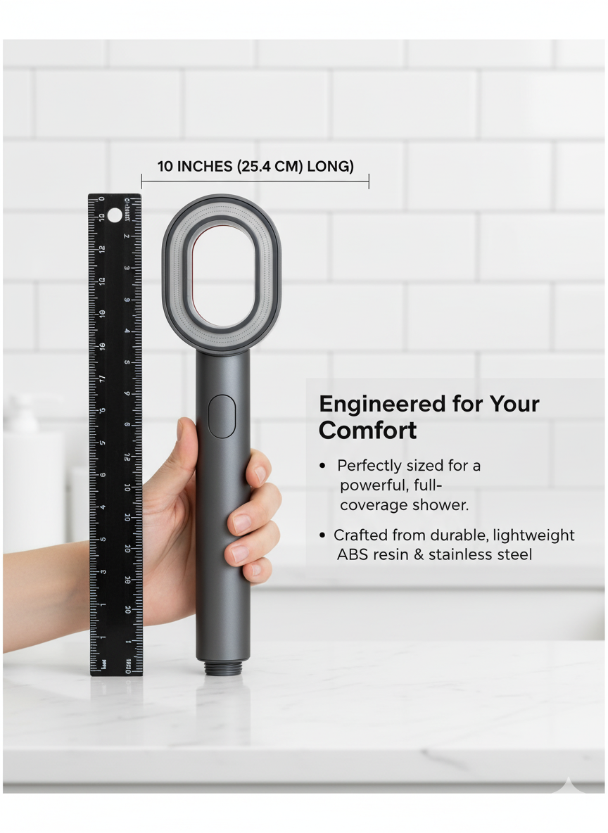 Renhaissance® Premium UK Filtered Shower Head