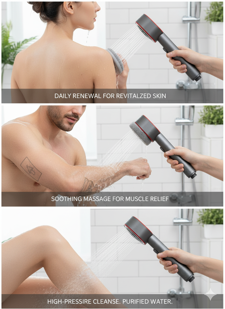Renhaissance® Premium UK Filtered Shower Head
